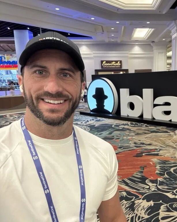 Jeffrey at the Black Hat conference