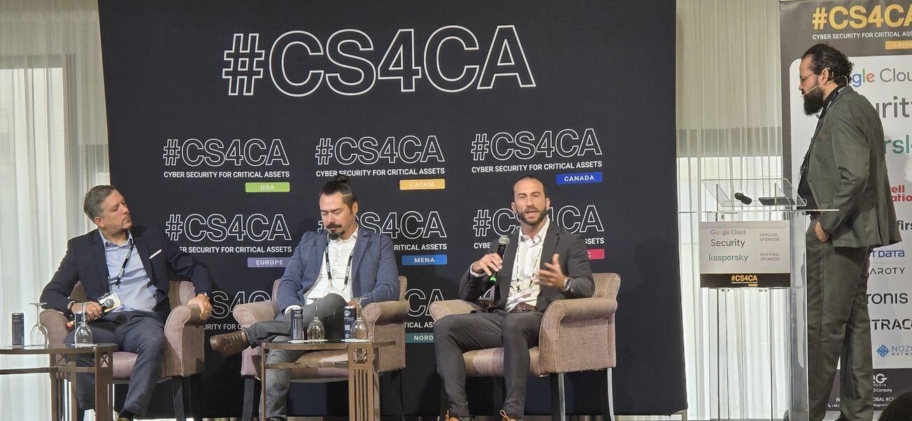 Jeffrey Macre speaking on a CS4CA panel